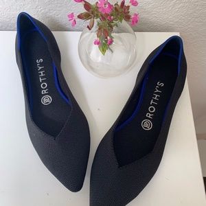 Rothy's The Point black flats 9